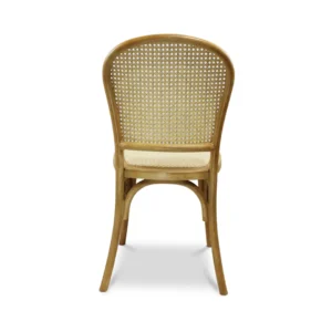 silla-alauda-natural-trasera Silla Alauda Natural de resina para comedor – vista trasera