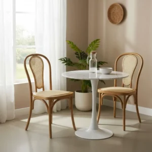 Silla Cibeles Natural de resina para comedor – ambiente
