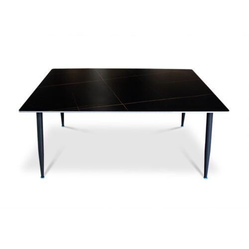 Mesa Rectangular para Comedor 150x90 cm negra