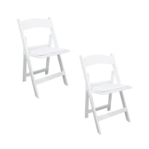silla-avant-garde-blanca-plegable-set-2 Pack de 2 sillas Avant Garde de resina color blanco