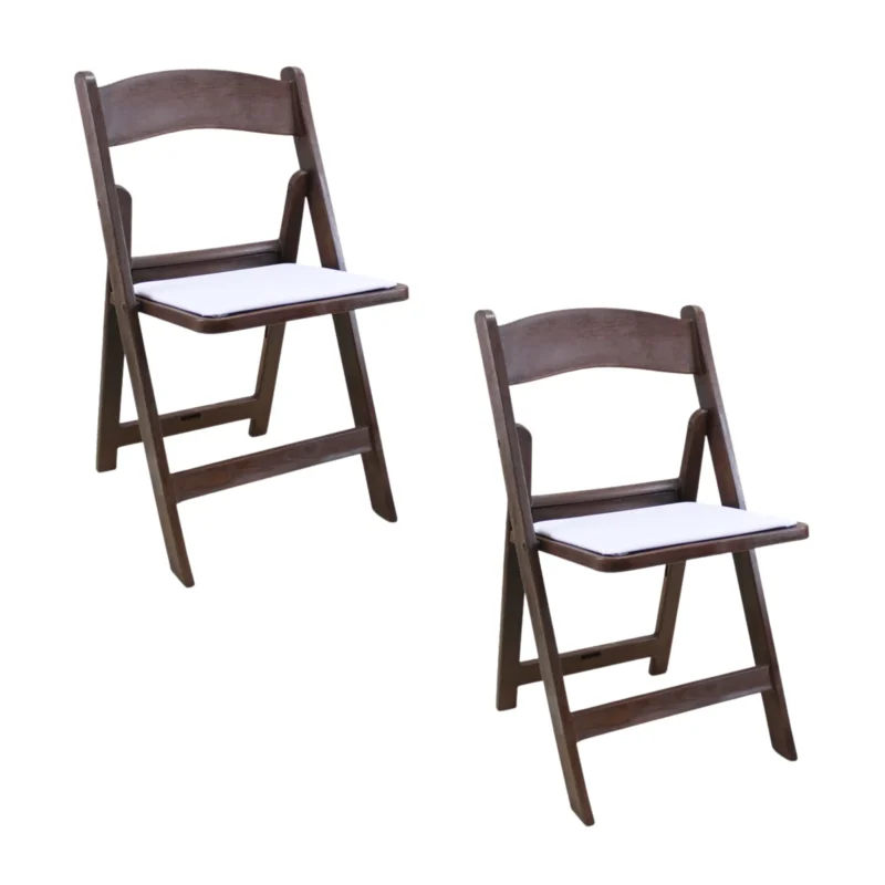 silla-avant-garde-chocolate-plegable-set-2 Pack de 2 sillas Avant Garde de resina color chocolate